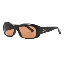 Serengeti Bianca Sunglasses - Photochromic Glass Lenses (For Women) in Shiny Black/Drivers - Closeouts
