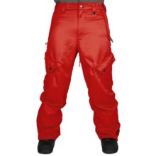 Sessions Gridlock Snowboard Pants - Waterproof (For Men) in Red - Closeouts