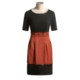 Shani Ruffle Waist Dress - Two-Tone, Short Sleeve (For Women)