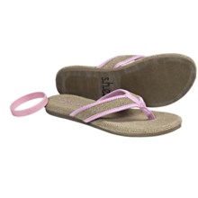 S.H.E. Hemp Sandals - Flip-Flops (For Women) in Pink - Closeouts