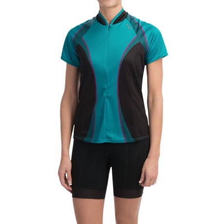 Shebeest Bellissima Cycling Jersey UPF 45+, Short Sleeve (For Women)
