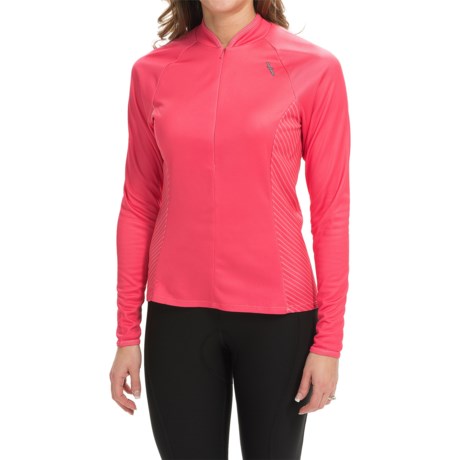 Shebeest Bellissima Solid Cycling Jersey UPF 45+, Long Sleeve (For Women)