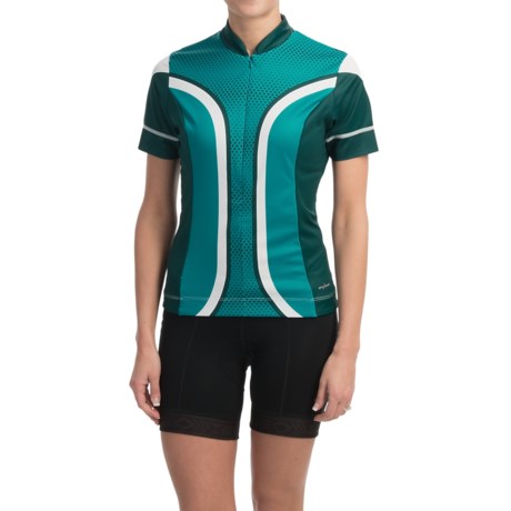 Shebeest S Cut Cycling Jersey UPF 45+, Short Sleeve (For Women)