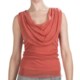 Sheer Ruched Tank Top (For Women)