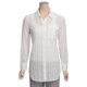 Sheer Self Jacquard Shirt - Long Sleeve (For Women)