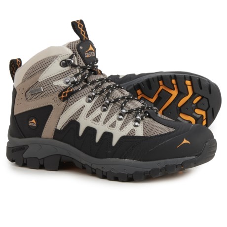 PACIFIC MOUNTAIN Sheridan Mid Hiking Boots - Waterproof (For Men) - DARK TAUPE/ TUAPE (10 )