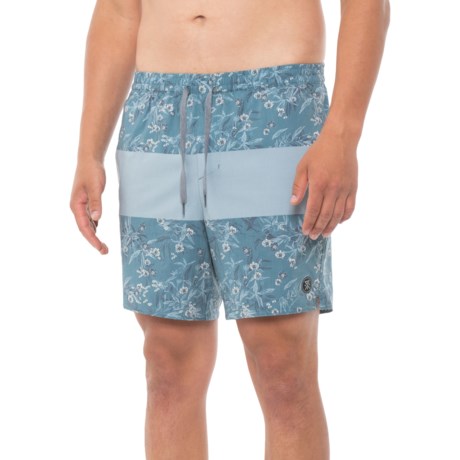 Roark Revival Shorey Java Boardshorts (For Men) - MARINE BLUE (XL )