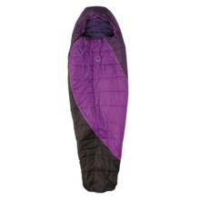 Sierra Designs 35°F Rosa Sleeping Bag - Synthetic, Long Mummy (For Women) in Purple/Black - Closeouts