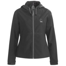 Sierra Designs Campfire Hoodie Jacket - Soft Shell, Full Zip (For Women) in Black - Closeouts