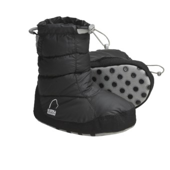 Sierra Designs Down Booties - 700 Fill Power (For Girls) in Black