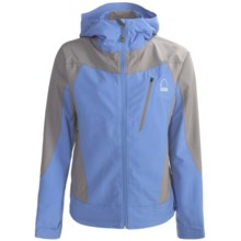 Sierra Designs Vapor Hoodie Jacket - Soft Shell (For Women) in Sky/Shale - Closeouts