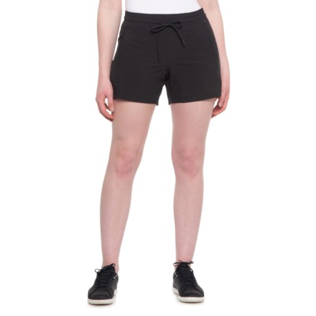 Avalanche Sierra Grid Ripstop Shorts - UPF 50+, Pull-On (For Women) - BLACK (L )