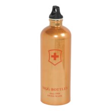 Sigg Classic Aluminum Water Bottle - 1.0L, Screw Top, BPA-Free in Swiss Cross Gold - Closeouts