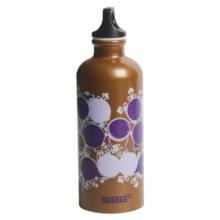 Sigg Screw-Top Water Bottle -  BPA-Free, 0.6L in Wuthering Polka - Closeouts