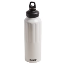 Sigg Traveler Wide-Mouth Water Bottle - 1.5L, Screw Top, BPA-Free in White - Closeouts