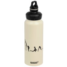 Sigg Wide Mouth Water Bottle- 1.0L, Screw Top in Sun Salutation - Closeouts