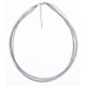 Silver Express Metallic Cord Necklace - 10 Strand