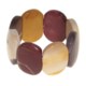 Silver Express Mookaite Jasper Stretch Bracelet