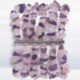 Silver Express Nugget Stretch Bracelet - 6-Rows, Amethyst-Rose Quartz
