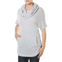Silver Jeans Tunic Sweater - Short Dolman Sleeve (For Women) in Glacier Grey - Closeouts