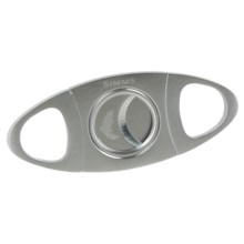 Simms Cigar Cutter - Stainless Steel in Silver - Closeouts