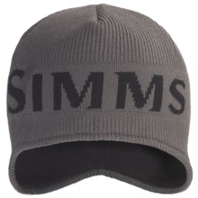 Simms Windstopper® Flap Cap (For Men and Women) in Steel Grey - Closeouts