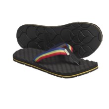 Simple Flippee Rainbow Sandals - Recycled Materials, Flip-Flops (For Women) in Black Rainbow - Closeouts