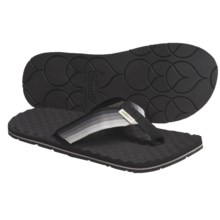 Simple Flippee Striped Sandals - Recycled Materials, Flip-Flops (For Men) in Phantom Stripe - Closeouts