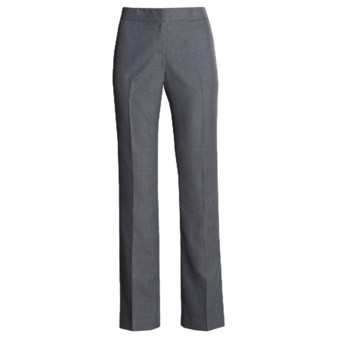 Single Back Pocket Pants - Flat Front (For Women) in Ocean/Grey