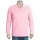Single Pocket Polo Shirt - Pima Cotton Interlock, Long Sleeve (For Men)
