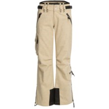 Skea Cargo Ski Pants - Insulated (For Women) in Canvas - Closeouts