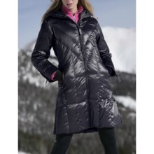 Skea Coco Long Coat - 550 Fill Power (For Women) in Black - Closeouts
