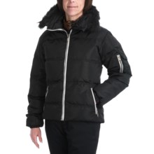 Skea Simone Down Parka - Faux-Fur Trim (For Women) in Black - Closeouts