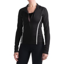 Skea Zumi Shirt - Zip Neck, Long Sleeve (For Women) in Black/White - Closeouts