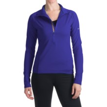 Skea Zumi Shirt - Zip Neck, Long Sleeve (For Women) in Blue Violet - Closeouts