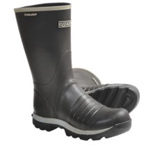 Skellerup Quatro Rubber Boots - 13” (For Men) in Black - Closeouts