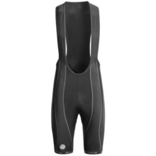 Skins Cycle Pro Compression Bib Shorts (For Men) in Black/Grey - Closeouts