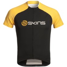 Skins Cycle Pro Cycling Jersey - UPF 50+, Full Zip, Short Sleeve (For Men) in Black/Yellow - Closeouts