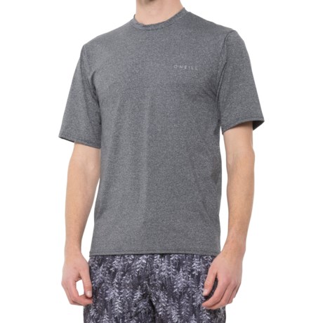 O&#39;Neill Skins Sun Shirt - UPF 50+, Short Sleeve (For Men) - BLACK (M )