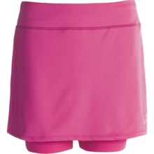 Skirt Sports Breezer Bike Girl Skort - Built-In Shorts with Chamois (For Women) in Pink Crush - Closeouts