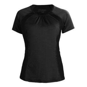 Skirt Sports Hour Glass T-Shirt - Short Raglan Sleeve (For Women) in Black