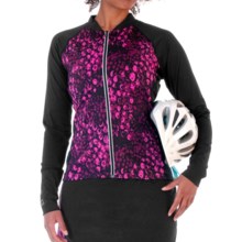 Skirt Sports Long December Cycling Jersey Shirt - Long Sleeve (For Women) in Untamed Print/Black - Closeouts