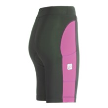 Skirt Sports Multi-Sport Shorts - 8", UPF 50 (For Women) in Black/Pink Crush - Closeouts