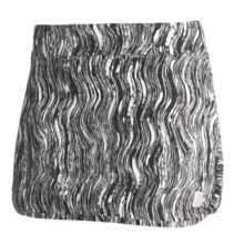Skirt Sports Race Belt Skirt (For Women) in Black Vinyl Print - Closeouts