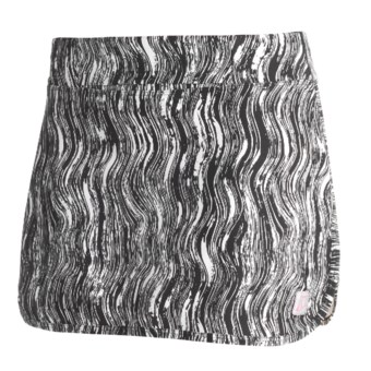 Skirt Sports Race Belt Skirt (For Women) in Black Vinyl Print