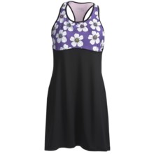 Skirt Sports Wonder Girl Tank Dress (For Women) in Black/Kendall Daisy Print - Closeouts