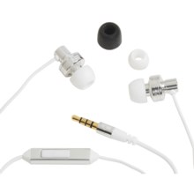 Skullcandy Full Metal Jacket Headphones with Mic Control in Chrome - Closeouts