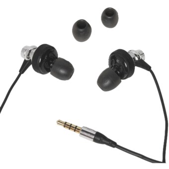 Skullcandy Heavy Medal Earbud Headphones - Mic3 in Chrome/Black
