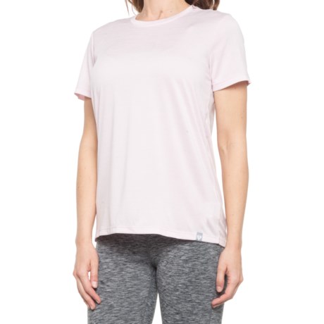 LIV OUTDOOR Skyler Trail Active T-Shirt - Short Sleeve (For Women) - LIGHT LILAC (L )