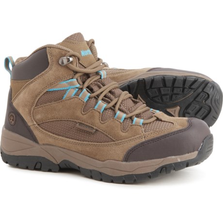 Northside Skyline Hiking Shoes - Waterproof (For Women) - Tan/Aqua (8 )